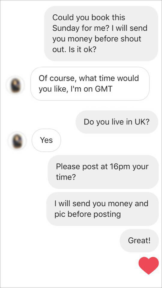 Instagram Blogger’s timezone