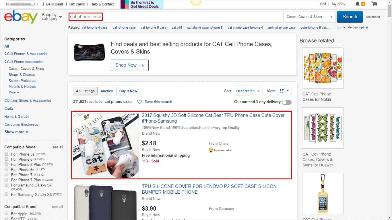 Ebay items for shoutout