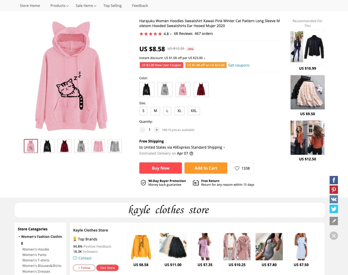 a picture showing an example of products you should dropship for profit in 2022