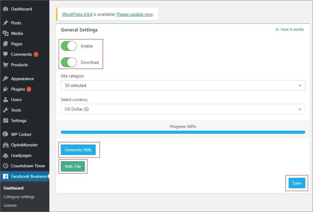 Facebook remarketing