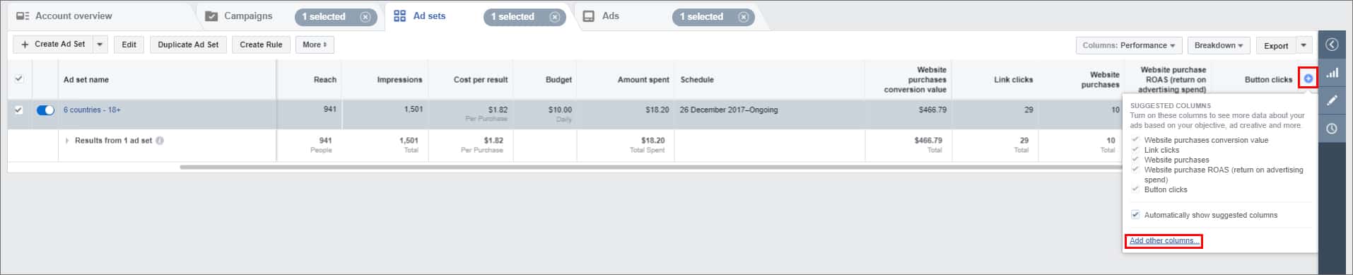 Facebook remarketing