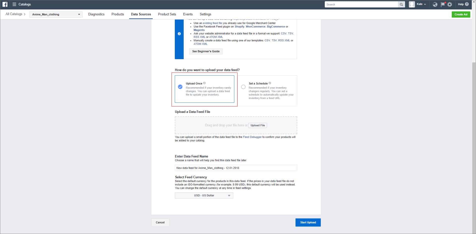 Facebook remarketing