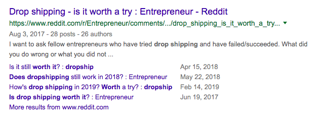 is dropshipping worth it