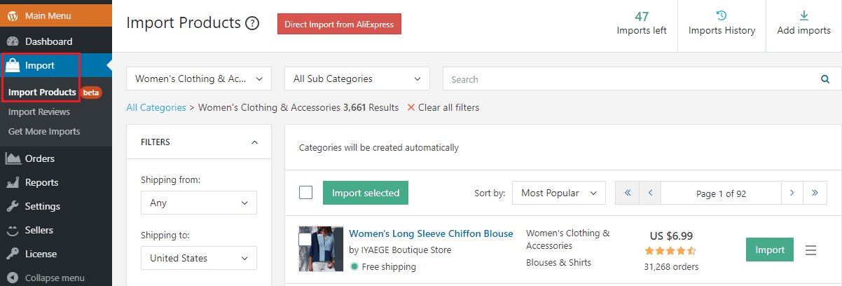 AliDropship Update: Import Products From AliExpress And Start Selling Right Away!