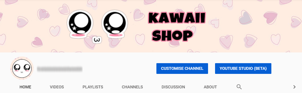 Creating product videod for marketing: customizing YouTube channel