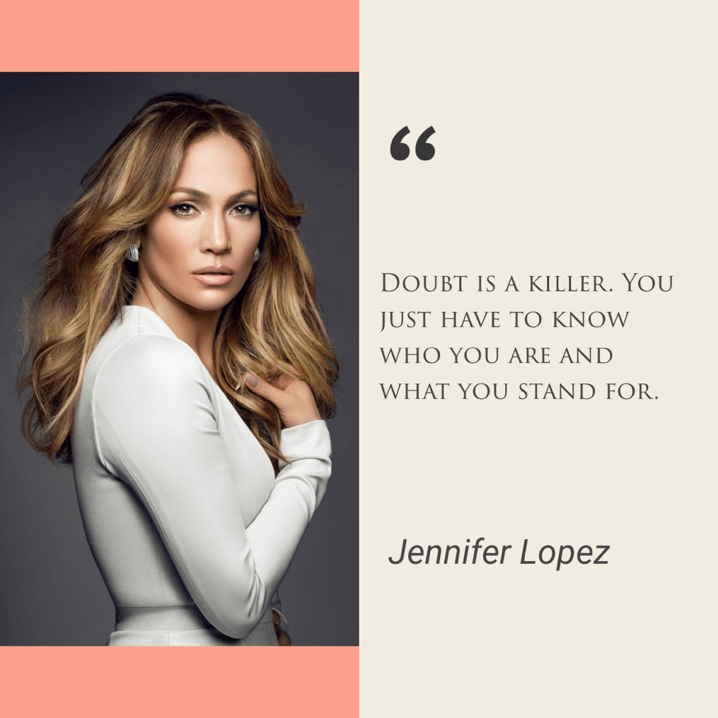 An Imstagram post template for publishing quotes