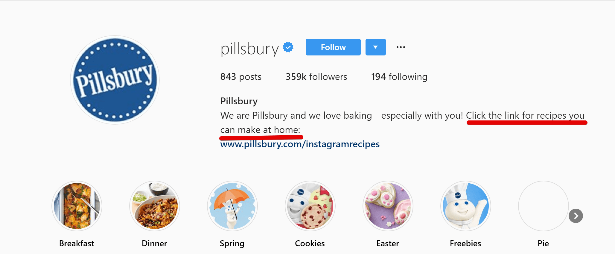a screenshot showing how to use a call to action right