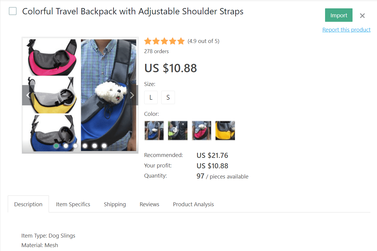 Travel backpack to carry your pet during trips