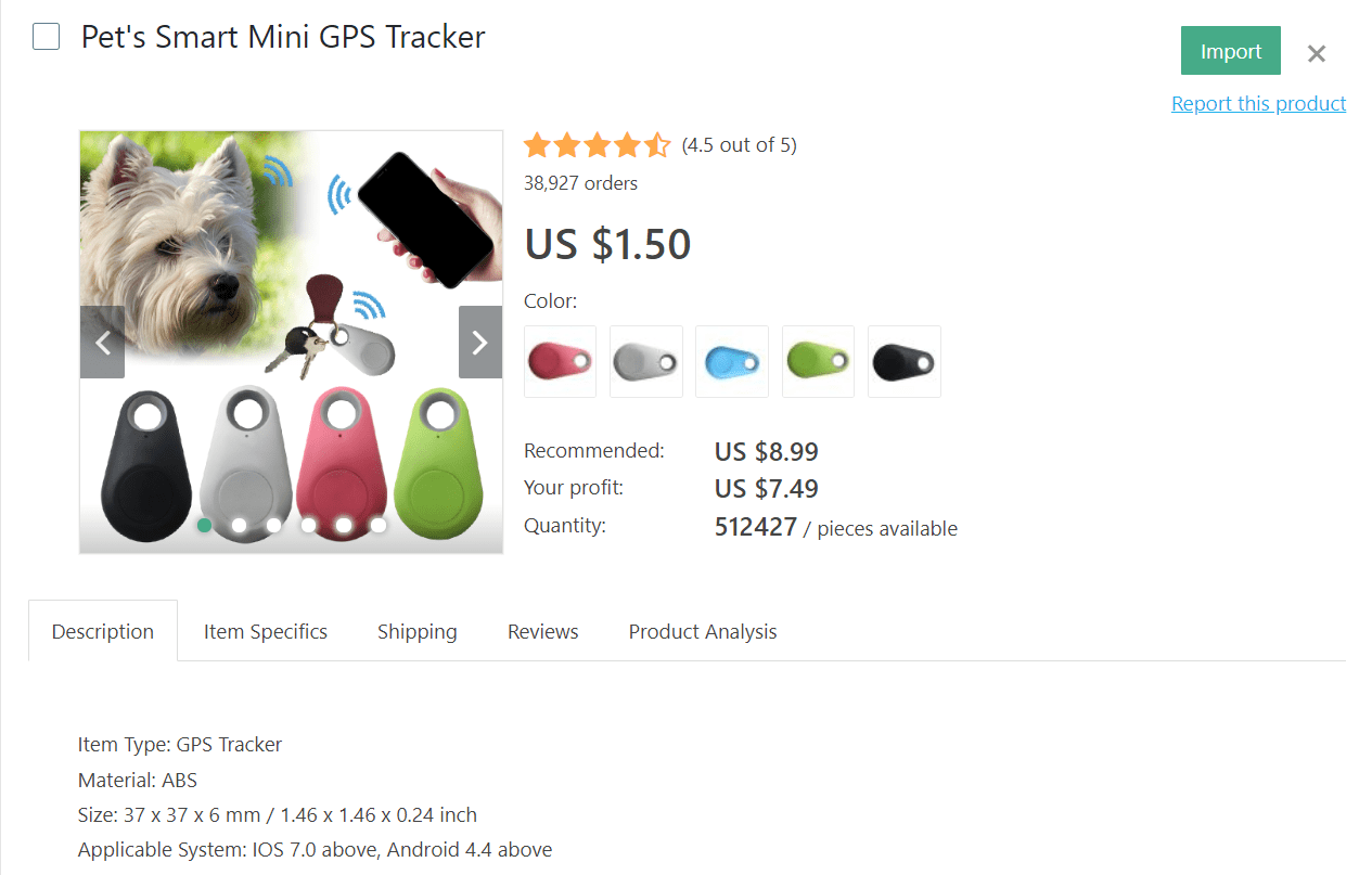 Mini GPS trackers for pets