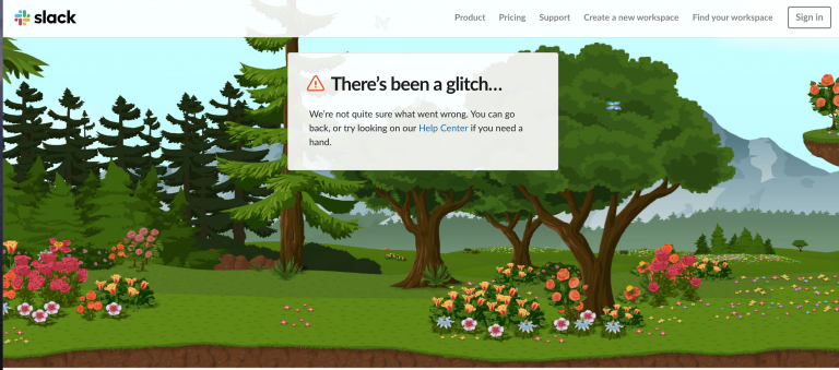 Funny 404 page examples