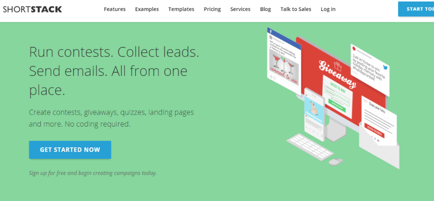 Tools for creating and managing content on Instagram: Shortstack
