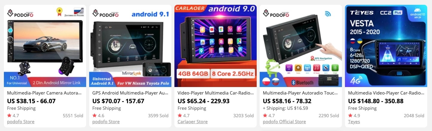 a picture showing hi-tech auto products to sell in 2021