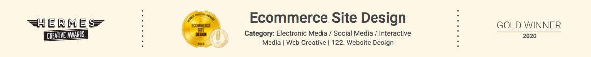One of AliDropship Premium Stores was entitled the Gold Winner in the Ecommerce Site Design category of Hermes Creative Awards.