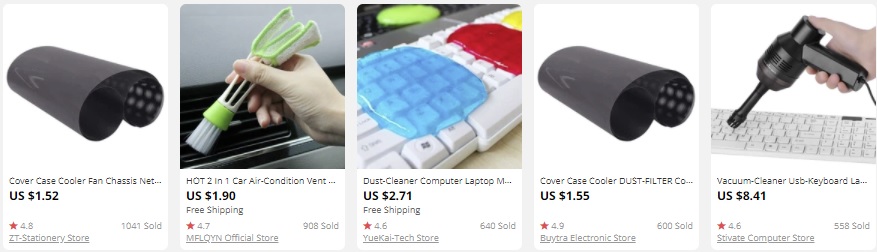 How to dropship computer parts with device cleaners