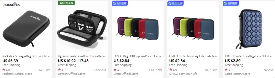 Dropshipping Cases for HDD