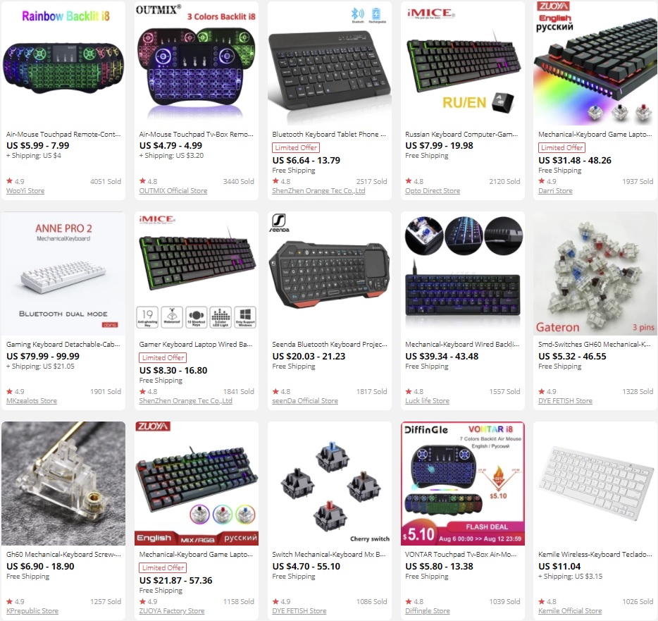 Dropshipping Keyboards