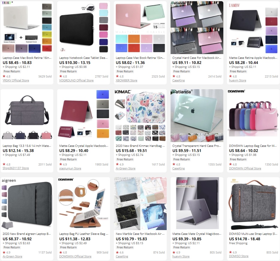 Dropshipping laptop bags