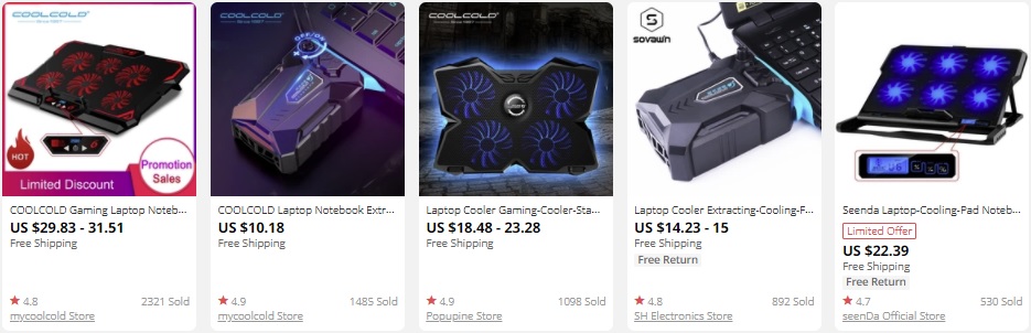 Dropshipping Laptop Cooling Pads