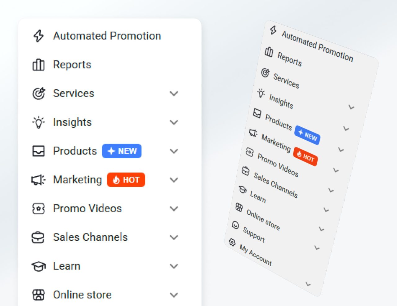 Full list of sotre's features