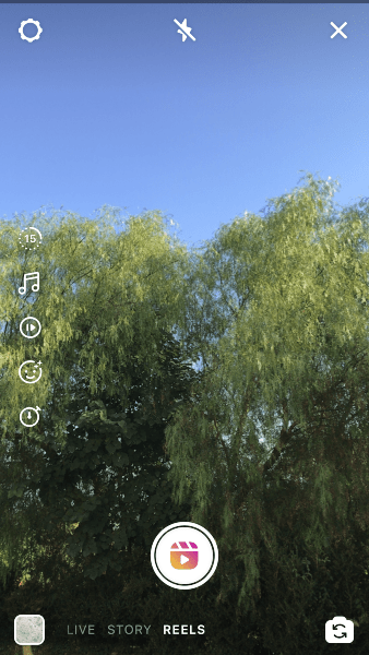 Creating an Instagram Reel