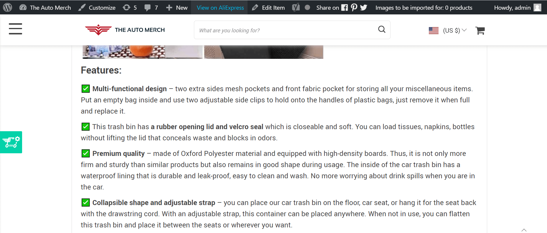 an image showing how best product pages look like