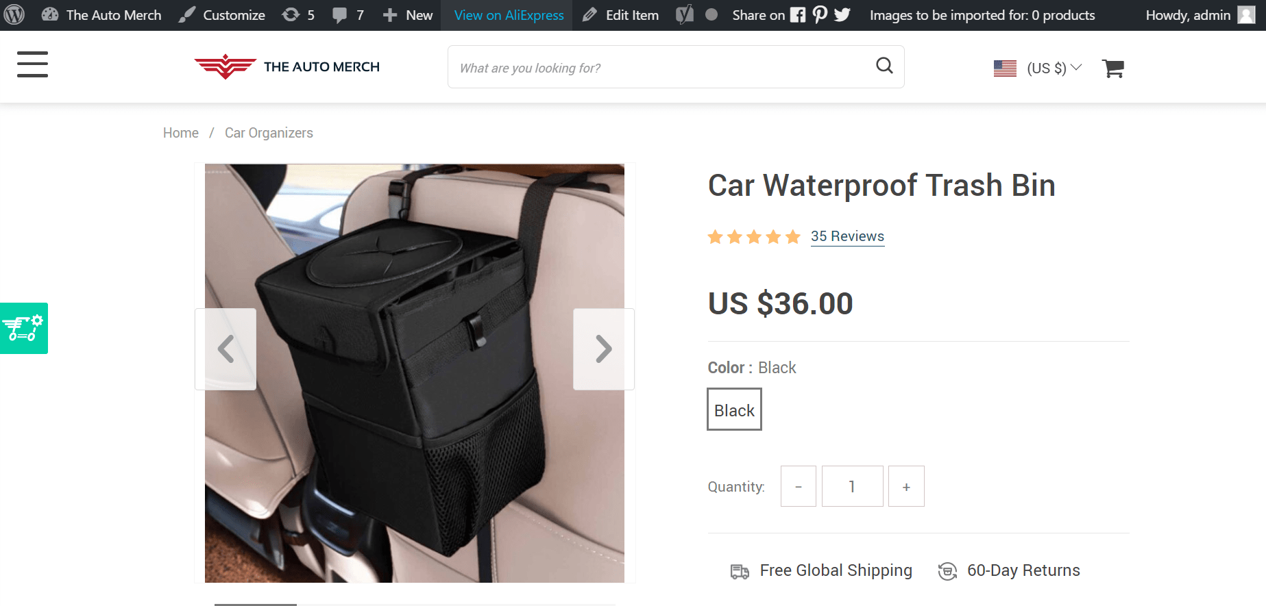 a picture showing how product titles should look like
