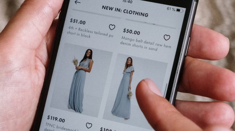 An example of a mobile-friendly store