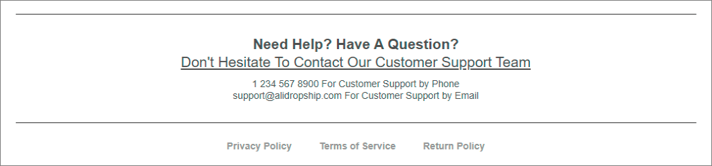 An example of a contact form appropriate for landing pages