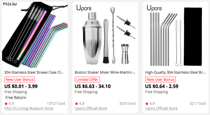 At-home bar equipment and accessories