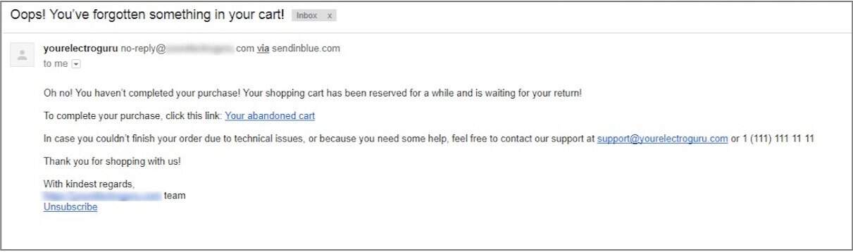 how to attract customers abandoned cart