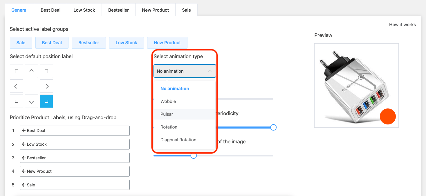 a picture showing a wide variety of customization options this add-on provides you with