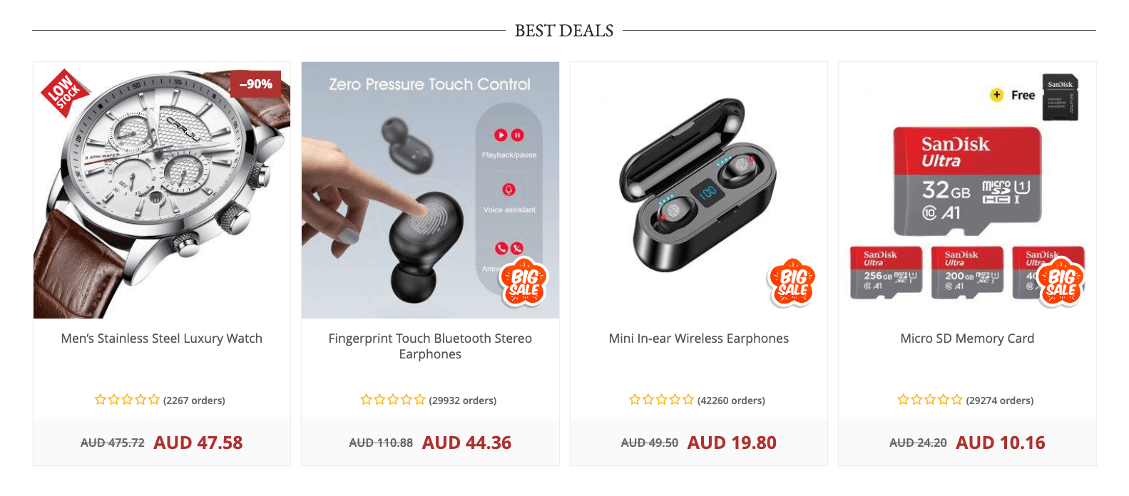 a screenshot showing an example of item labeling