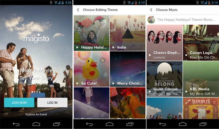 Magisto editing tool