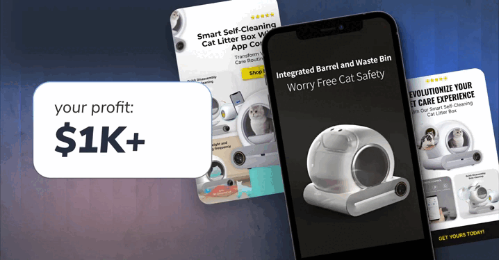 automatic cat litter box marketing materials