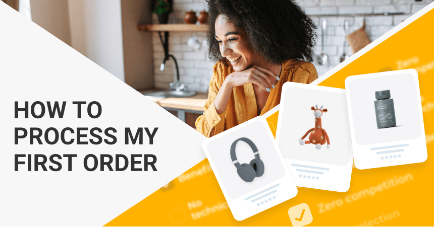 a cover of the article on how to process first orders