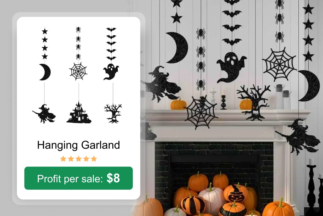 Hanging Banner Garland