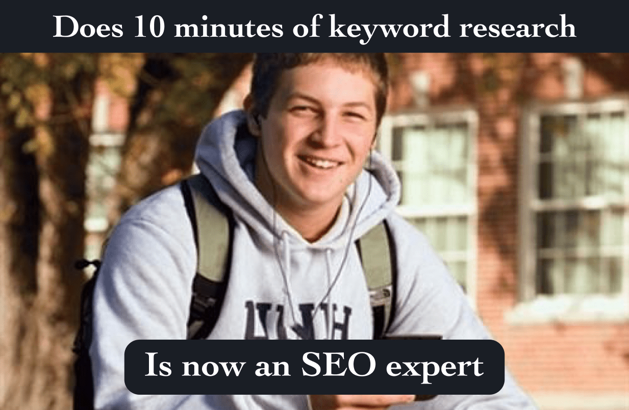 10 minutes of keyword research