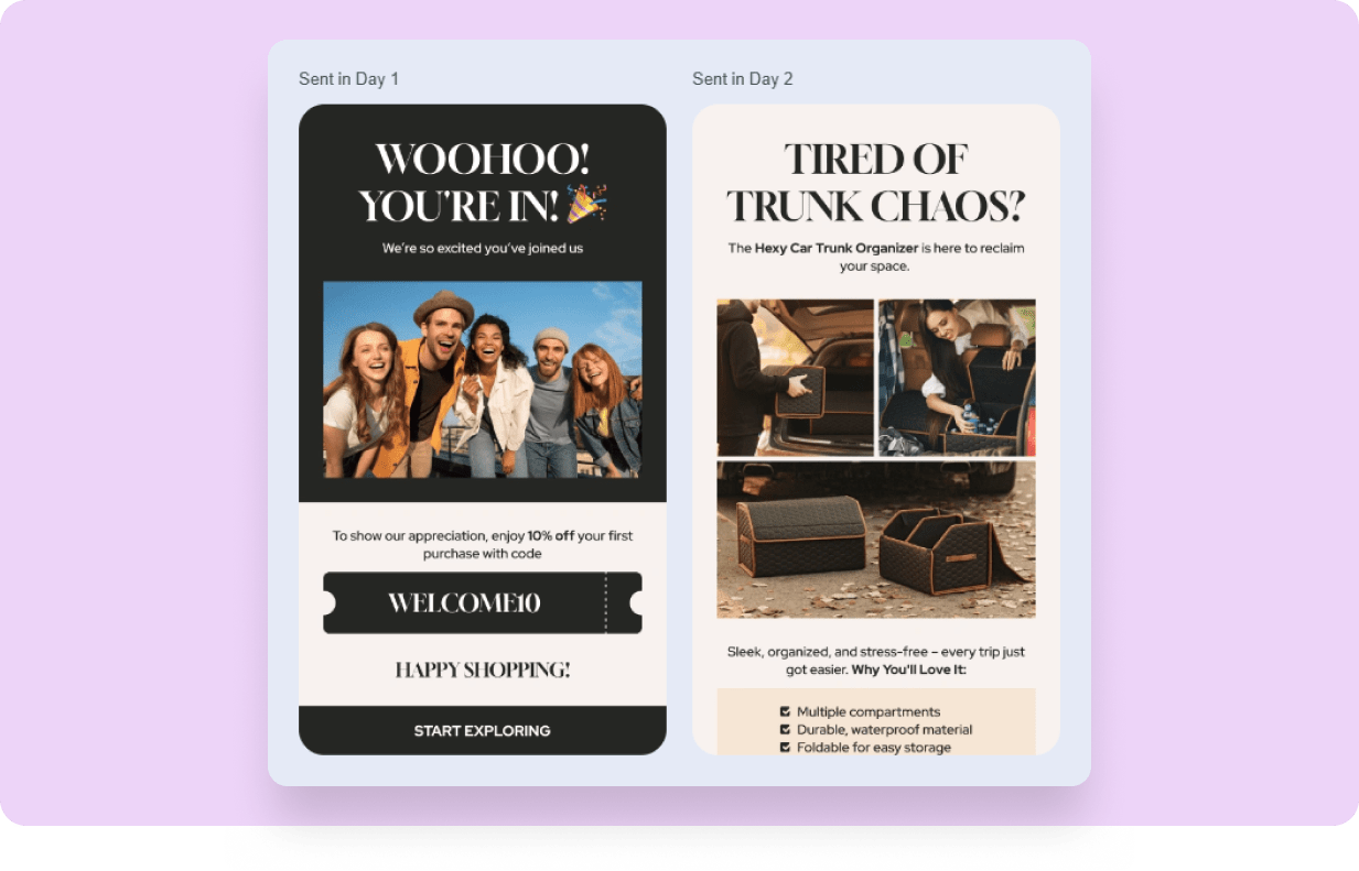 Launch email marketing once, profit for years!