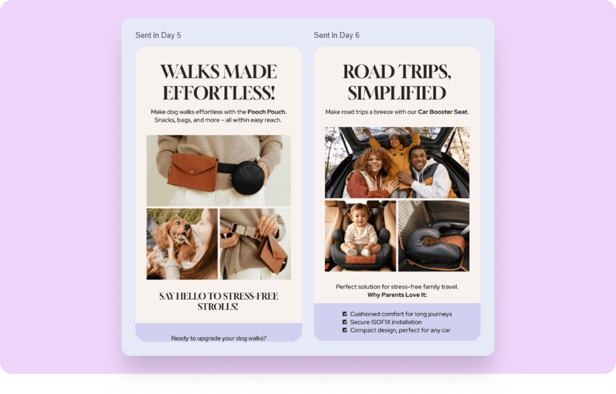 Easily grow with the Sellvia email tool!