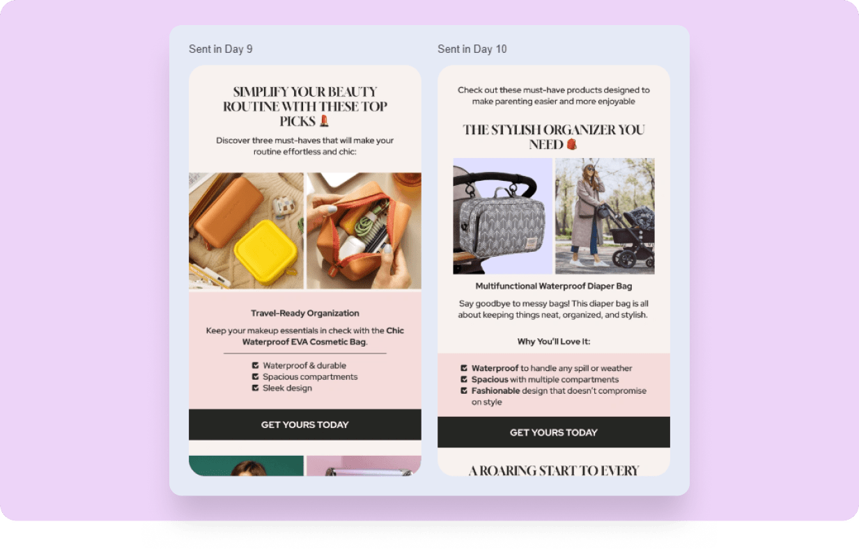 One setup, lifetime results with the Sellvia email marketing tool!
