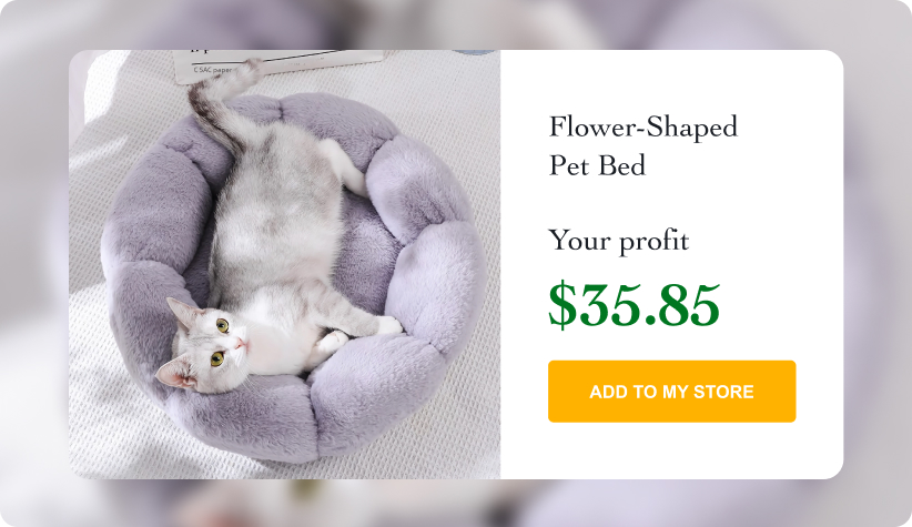 Comfortable Flower-Shaped Pet Bed