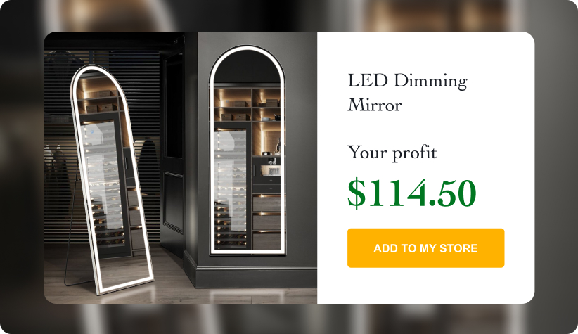 LED Dimming Mirror