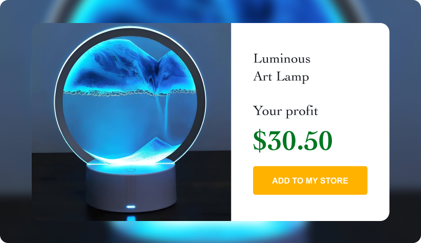Luminous Quicksand Hourglass Art Lamp
