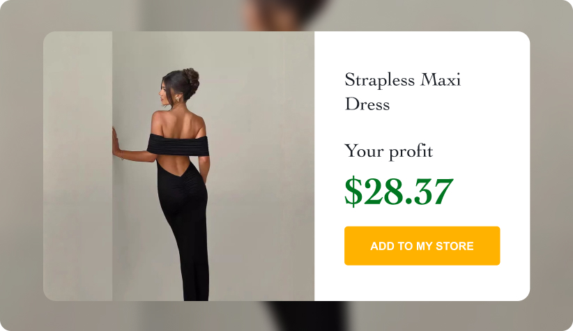 Strapless Maxi Dress