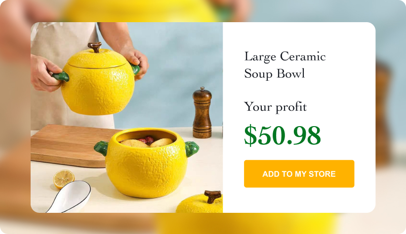 Large Ceramic Soup Bowl