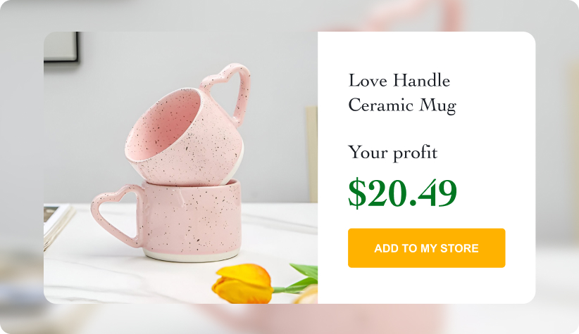 Love Handle Ceramic Mug