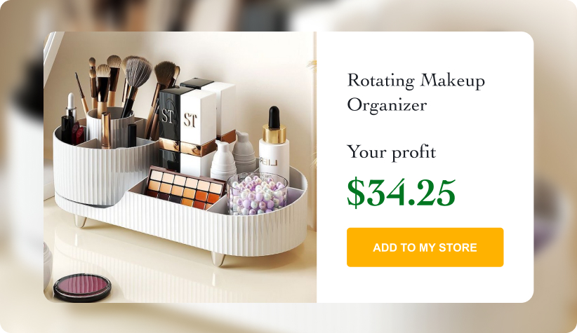 Rotating Makeup Organizer