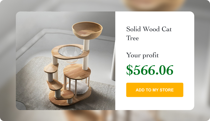 Solid Wood Cat Tree