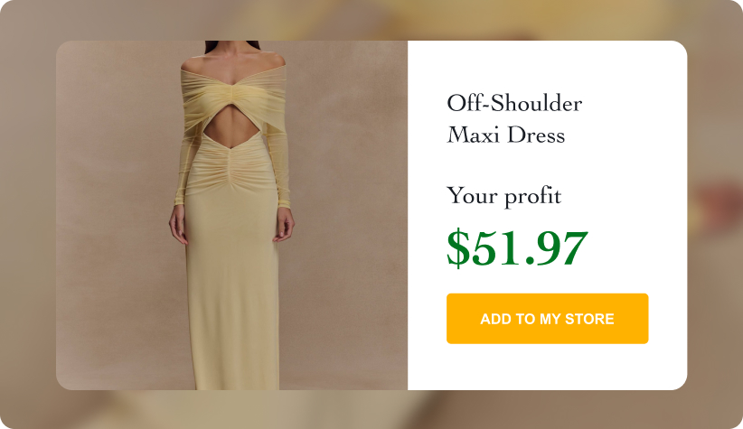 Off-Shoulder Maxi Dress