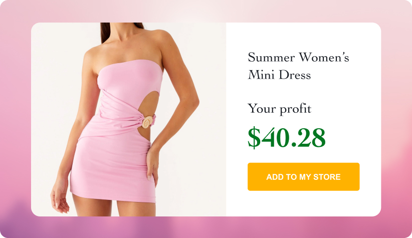 Summer Women’s Mini Dress